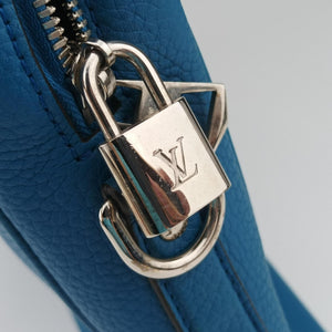Vintage Louis Vuitton Armand Briefcase MM Blue Taurillon leather M52822 handbag | stylenewstar