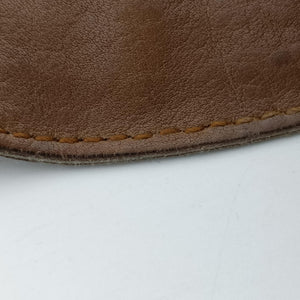 Vintage Christian Dior Gaucho Brown Leather shoulderbag | stylenewstar