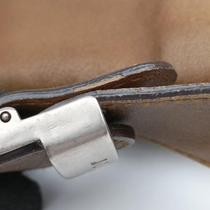 Vintage Christian Dior Gaucho Brown Leather shoulderbag | stylenewstar