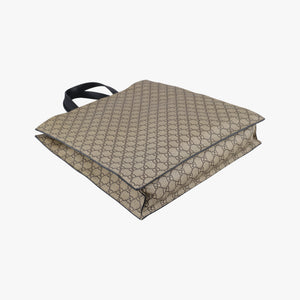 Vintage Gucci GG Supreme Bee Beige×black PVC coated canvas×Leather 450950 shoulderbag | stylenewstar