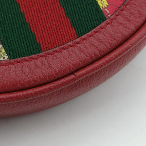 Vintage Gucci Ophidia Red×Multicolour PVC coated canvas×Leather 598661 backpack/rucksack | stylenewstar