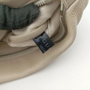 Pre-owned Gucci Print White Leather 530412 bum bag/waist bag | stylenewstar