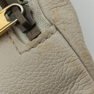 Pre-owned Gucci Print White Leather 530412 bum bag/waist bag | stylenewstar