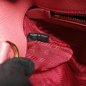 Secondhand Prada Galleria Red SAFFIANO Leather BN1786 shoulderbag | stylenewstar