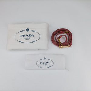 Secondhand Prada Galleria Red SAFFIANO Leather BN1786 shoulderbag | stylenewstar