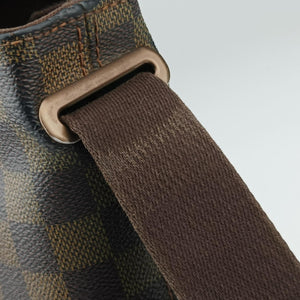 Pre-owned Louis Vuitton BROOKLYN GM EBENE Damier Canvas N51212 shoulderbag | stylenewstar