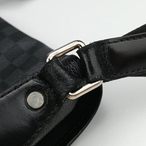 Pre-owned Louis Vuitton DANIEL MM Noir Damier GRAPHITE N58029 shoulderbag | stylenewstar