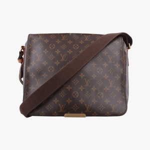 Secondhand Louis Vuitton Abbesses Messenger MM brown Monogram canvas M97038 shoulderbag | stylenewstar
