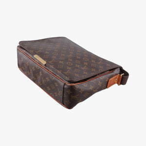 Secondhand Louis Vuitton Abbesses Messenger MM brown Monogram canvas M97038 shoulderbag | stylenewstar