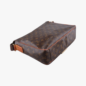 Secondhand Louis Vuitton Abbesses Messenger MM brown Monogram canvas M97038 shoulderbag | stylenewstar