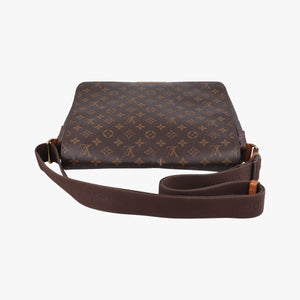 Secondhand Louis Vuitton Abbesses Messenger MM brown Monogram canvas M97038 shoulderbag | stylenewstar