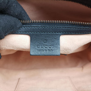 Pre-owned Gucci GG Marmont Black×multicolor Leather 443499 shoulderbag | stylenewstar