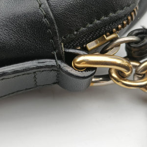 Pre-owned Gucci GG Marmont Black×multicolor Leather 443499 shoulderbag | stylenewstar