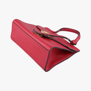 Pre-owned Gucci GG Marmont Red Leather 442622 handbag | stylenewstar