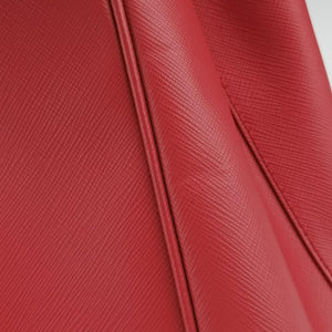 Pre-owned Prada Galleria Red SAFFIANO Leather BN1786 handbag | stylenewstar