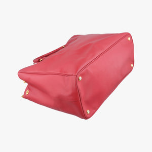 Pre-owned Prada Galleria Red SAFFIANO Leather BN1786 handbag | stylenewstar