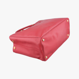 Pre-owned Prada Galleria Red SAFFIANO Leather BN1786 handbag | stylenewstar