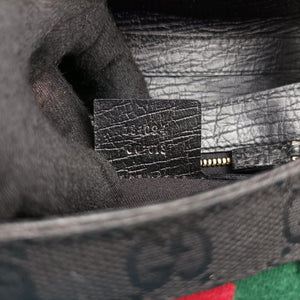 Secondhand Gucci Horsebit Black canvas×Leather 131094 handbag | stylenewstar
