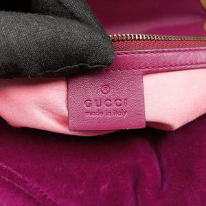 Vintage Gucci GG Marmont Purple velour 448497 shoulderbag | stylenewstar
