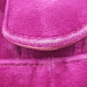 Vintage Gucci GG Marmont Purple velour 448497 shoulderbag | stylenewstar