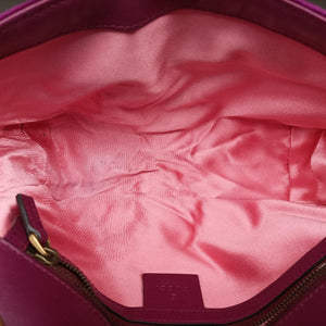 Vintage Gucci GG Marmont Purple velour 448497 shoulderbag | stylenewstar