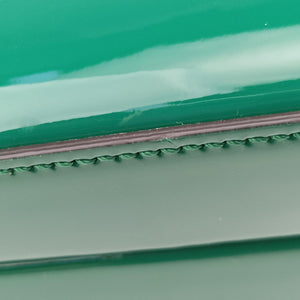Pre-owned Gucci Sylvie Green Patent Leather 589478 shoulderbag | stylenewstar