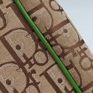 Pre-owned Christian Dior Rasta Trotter beige×Multicolour canvas×Leather handbag | stylenewstar