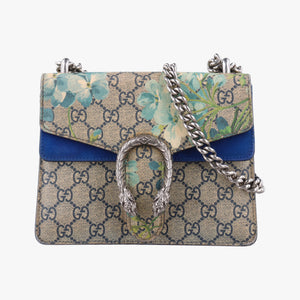 Vintage Gucci Dionysus Beige×blue×multi PVC coated canvas × suede 421970 shoulderbag | stylenewstar
