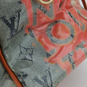 Pre-owned Louis Vuitton Weekender PM Rose×Multicolor Monogram Pulp M95734 handbag | stylenewstar