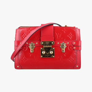 Secondhand Louis Vuitton Trunk Clutch Red Vernis M90500 shoulderbag | stylenewstar