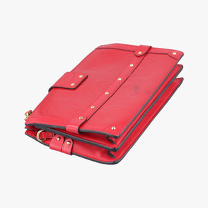 Secondhand Louis Vuitton Trunk Clutch Red Vernis M90500 shoulderbag | stylenewstar