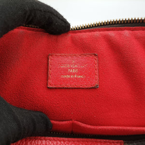 Pre-owned Louis Vuitton RETIRO PM brown×CERISE Monogram Canvas×calf leather M40546 shoulderbag | stylenewstar