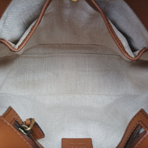 Vintage Gucci Horsebit Lady Web Beige×Brown Leather×canvas 383848 shoulderbag | stylenewstar
