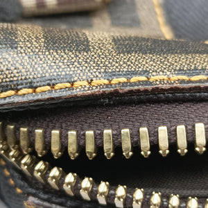 Secondhand Fendi Zucca Zucchino Mixed Balck x Brown PVC coated canvas 8BL095 handbag | stylenewstar