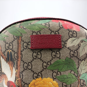 Secondhand Gucci GG Supreme Tian beige×Multicolour PVC coated canvas×Leather 427042 backpack/rucksack | stylenewstar