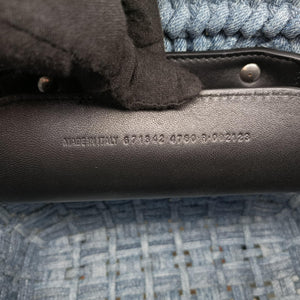 Secondhand Balenciaga Bistro basket Navy denim shoulderbag | stylenewstar