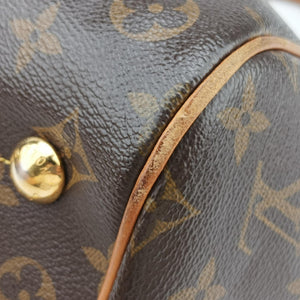 Pre-owned Louis Vuitton TIVOLI PM brown Monogram Canvas M40143 handbag | stylenewstar