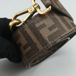 Pre-owned Fendi BAGUETTE Antonio Lopez Brown x Multicolor PVC coated canvas x Leather 8BR600 shoulderbag | stylenewstar