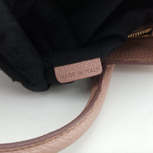 Pre-owned Burberry Banner Pink Leather × Canvas shoulderbag | stylenewstar