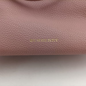 Pre-owned Burberry Banner Pink Leather × Canvas shoulderbag | stylenewstar