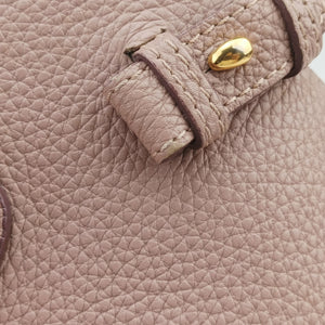 Pre-owned Burberry Banner Pink Leather × Canvas shoulderbag | stylenewstar