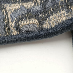 Vintage Christian Dior Saddle Navy jacquard shoulderbag | stylenewstar