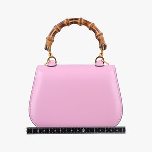 Pre-owned Gucci Bamboo Pink Leather 686864 shoulderbag | stylenewstar