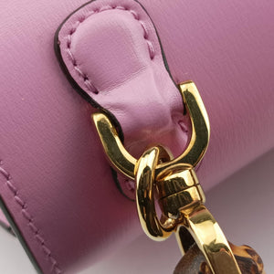 Pre-owned Gucci Bamboo Pink Leather 686864 shoulderbag | stylenewstar