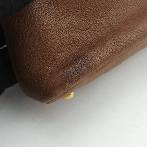Vintage Miu Miu Aventure Trick Brown Leather shoulderbag | stylenewstar