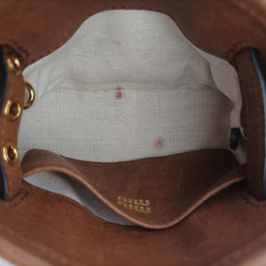 Vintage Miu Miu Aventure Trick Brown Leather shoulderbag | stylenewstar