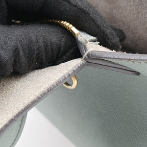 Pre-owned Celine Belt Nano Blue Leather shoulderbag | stylenewstar