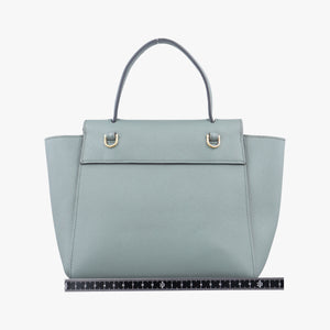 Pre-owned Celine Belt Nano Blue Leather shoulderbag | stylenewstar
