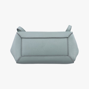 Pre-owned Celine Belt Nano Blue Leather shoulderbag | stylenewstar