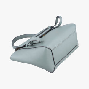 Pre-owned Celine Belt Nano Blue Leather shoulderbag | stylenewstar